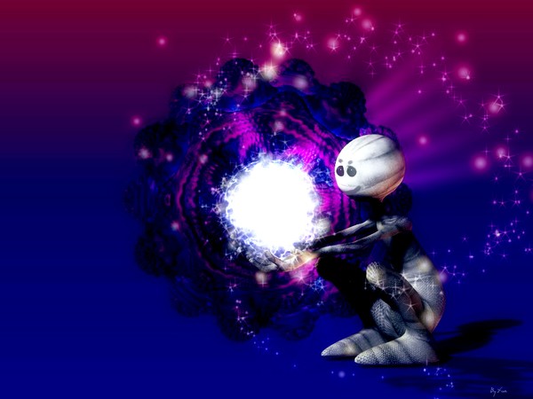 Magic in his hands