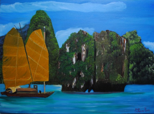 Coming into Vietnam Harbor