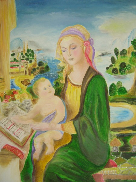 Madonna with baby 2