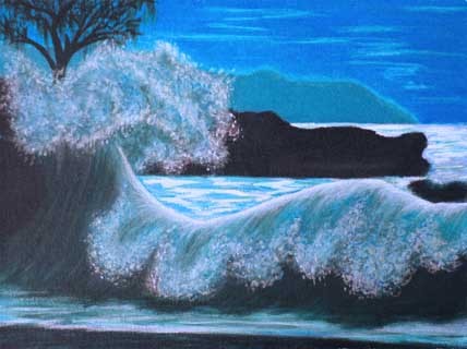ocean night shot 4x5x75
