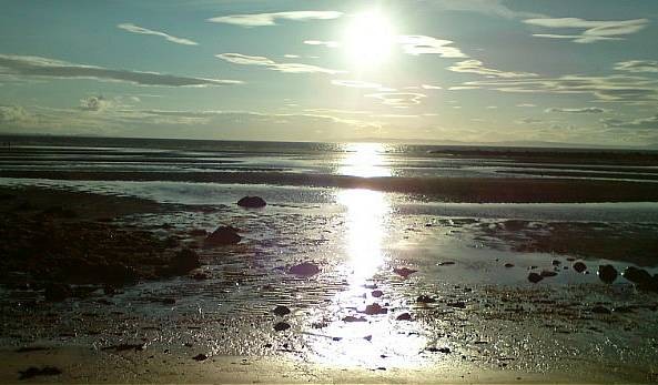 sunset at beac