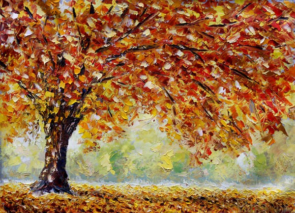 New palette knife oil painting by Rybakow.com