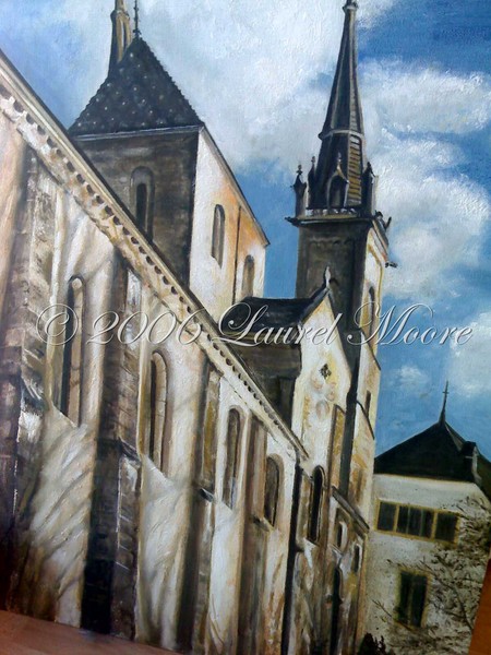 'Monastry At Neuchatel' Laurel Moore