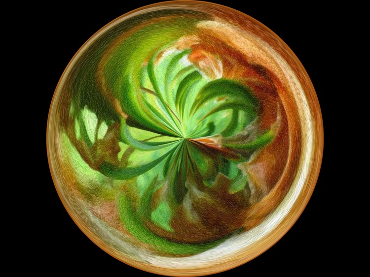 Morphed Art Globe 16