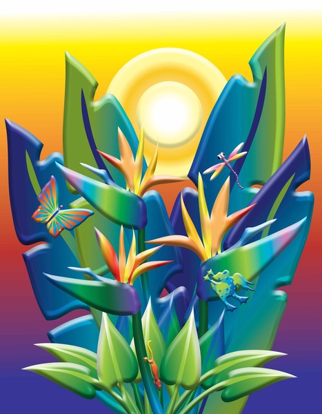 Sunset Jungle