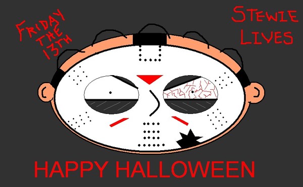 Stewie Griffin as Jason Voorhees