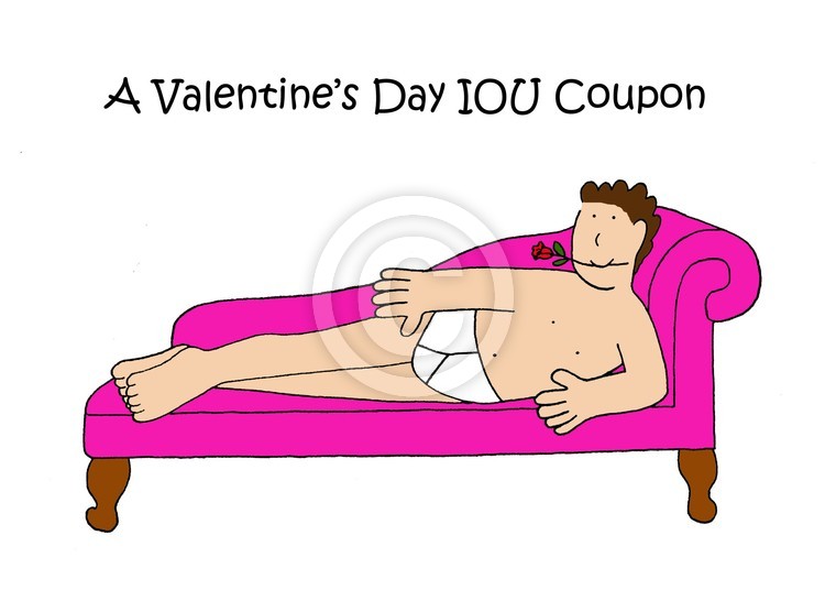 Valantine IOU Coupon Humor.