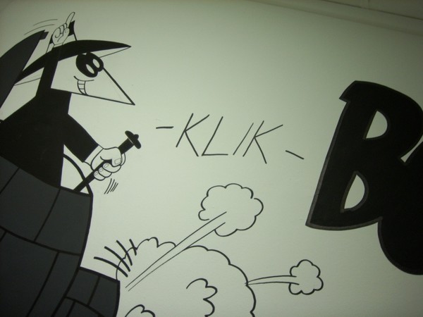 Spy left wall