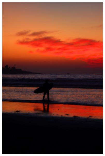 Surfer Sunset