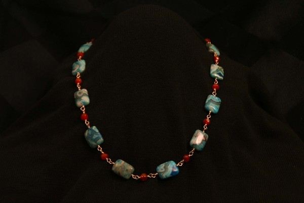 Jasper and Carnelian necklace