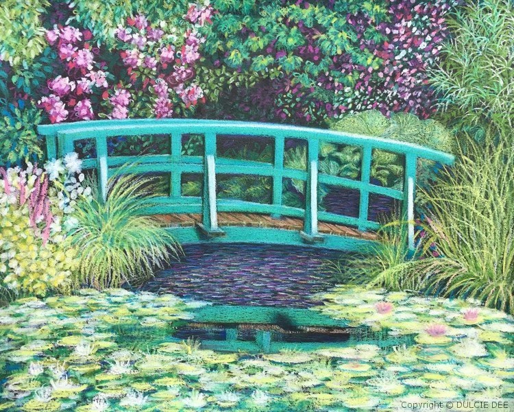 LE PONT JAPONAISE DE CLAUDE MONET