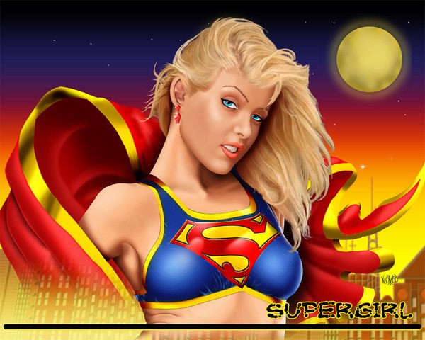 SUPERGIRL PINUP