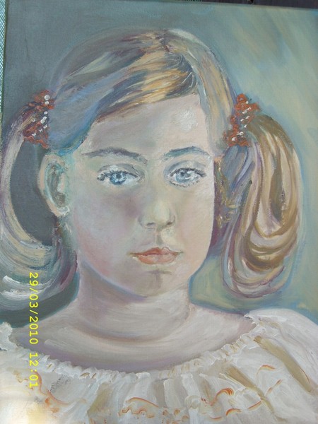 milenica 30x40 ulje na platnu