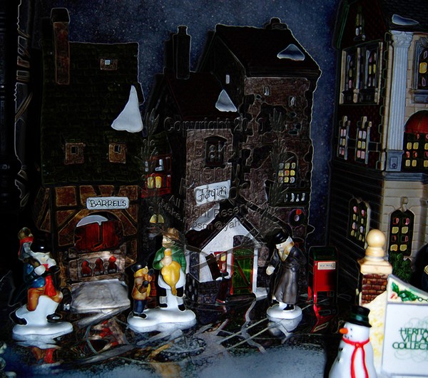 Department 56 Christmas Village Digital Art