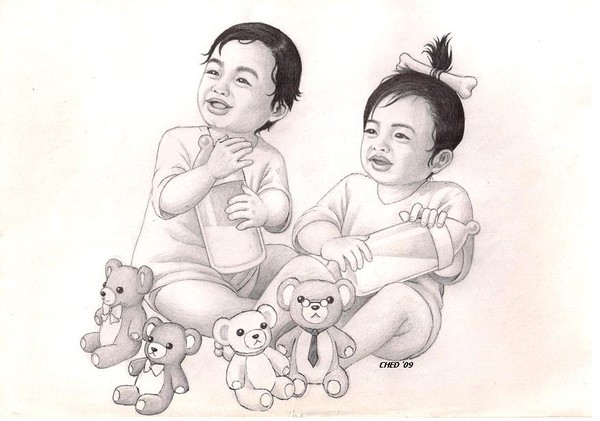 Twin Jyrus & Jamilla Sketch