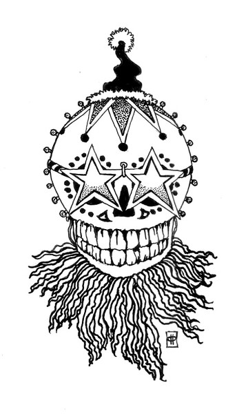 Sugar Skull Santa