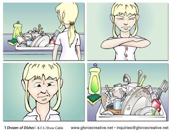 I dream of dishes...
