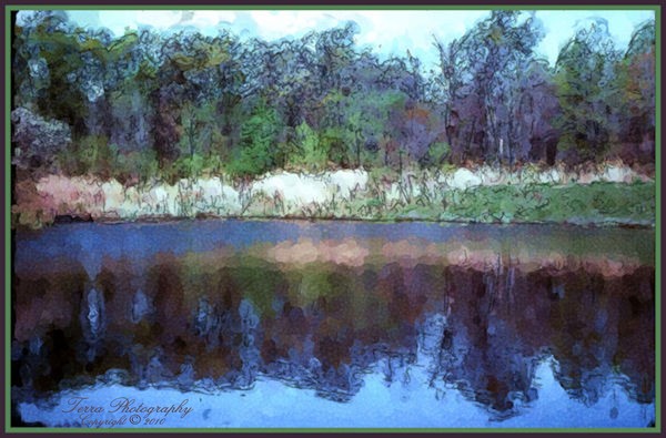 Vermont Pond Watercolor Sketch