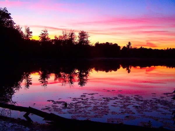 Sunset lake