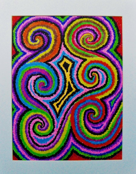 Tie Dye Circles by Anthony Davais