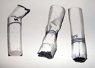 three cigarettes