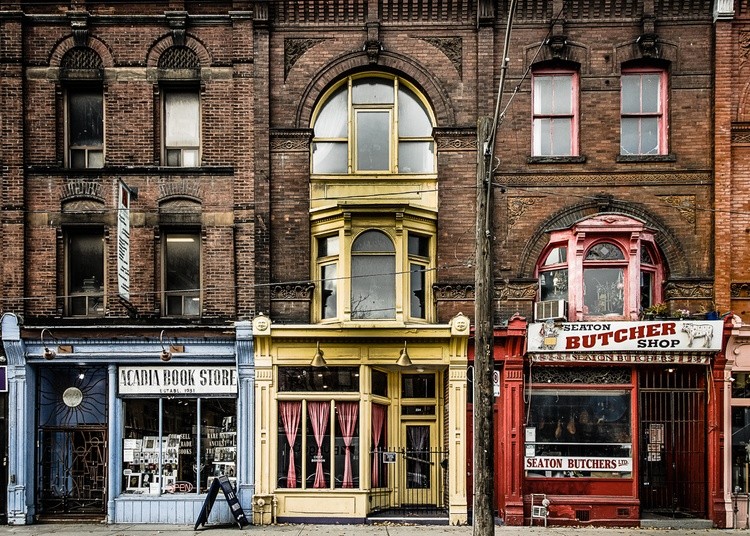 Books and Bistros and Butchers No 3 Color Version