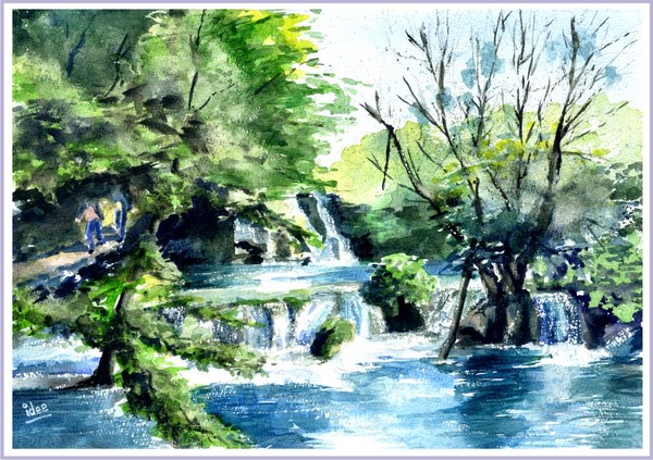The nature-parc of Plitvice