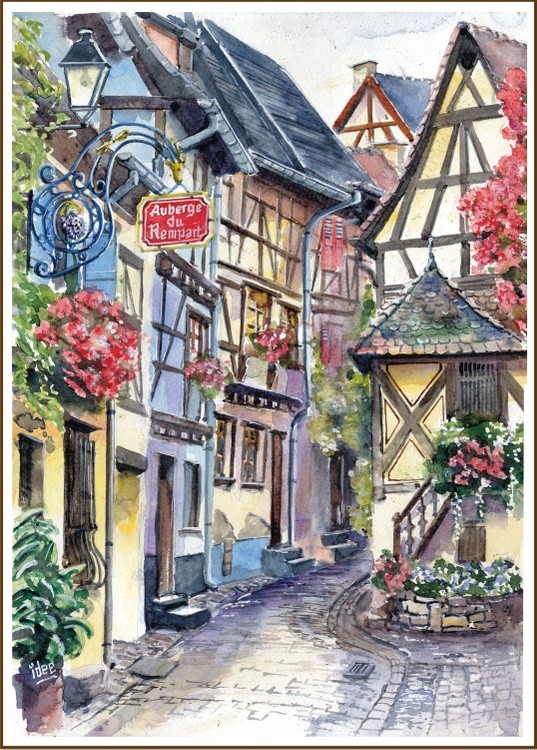 Alley in Alsace