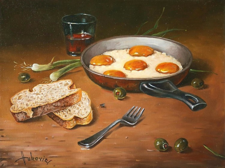 Fried eggs