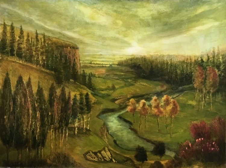Across the valley