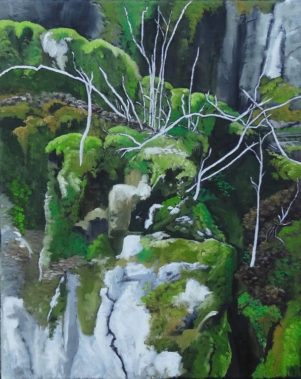Spring Green, Oil, 20 x 16