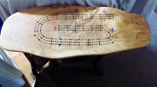 Cribbage Table White Oak