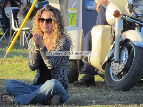 Girl Sitting On Ground