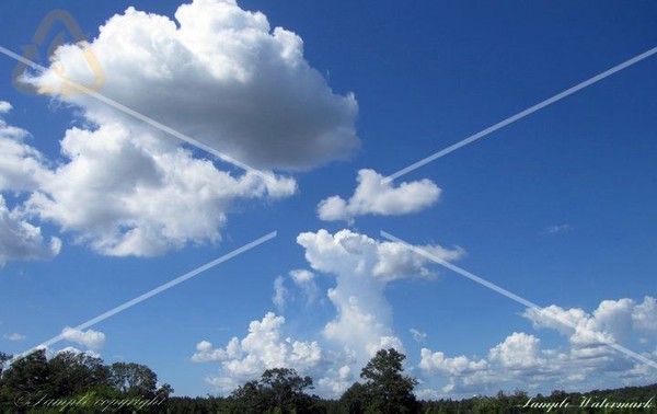 Cloudy Blue Sky
