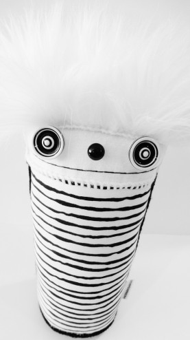 Black and White Stripe Plush – OSCAR! =)