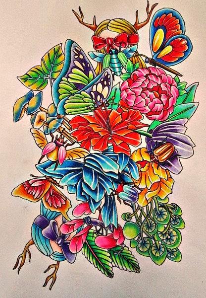 butterflies and bugs