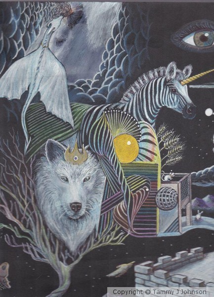 collage of creatures