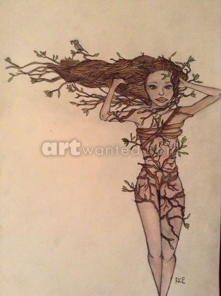 The spring goddess 