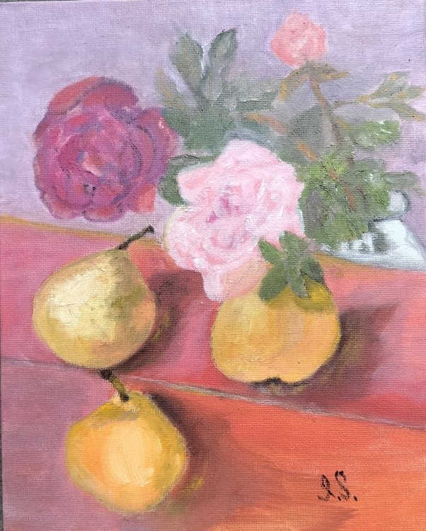 Late pears late roses
