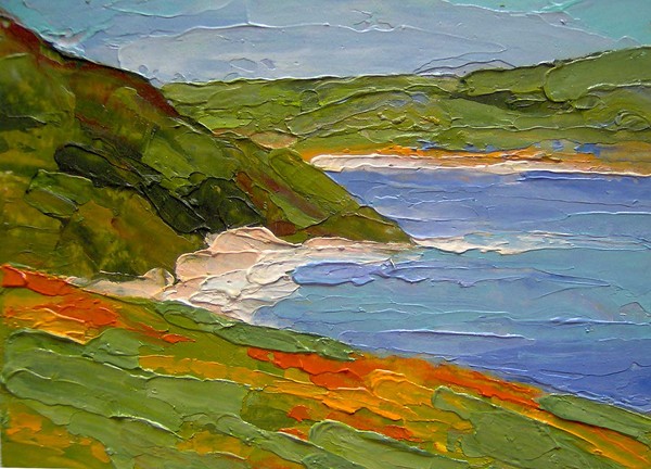 Pacific Cove and Poppies