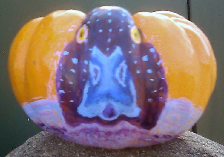 Duck Pumpkin Painting