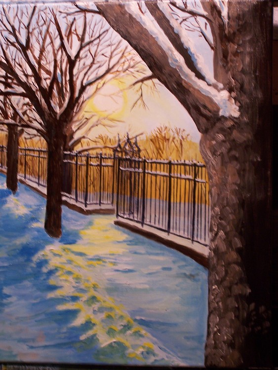 sunrise at Dillman park