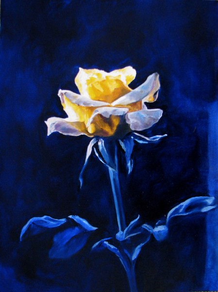 Yellow in Blue