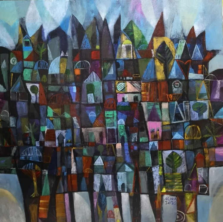 Neighborhood Love 4ft x 4ft Arnel Natividad