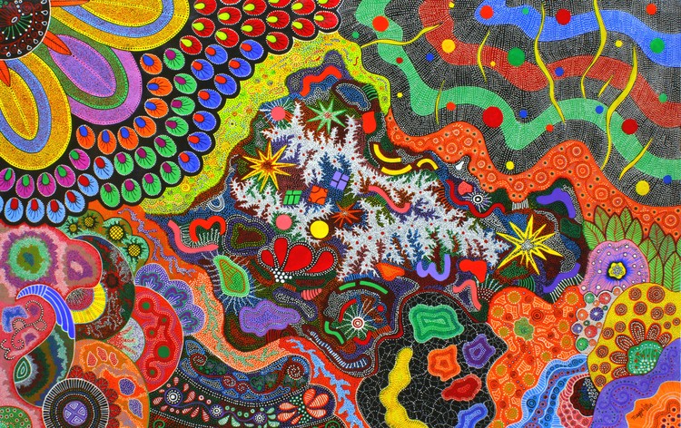 Garden in dotting