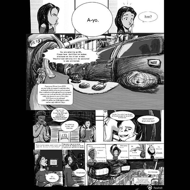 Sample page from my webcomic Updates every Sunday