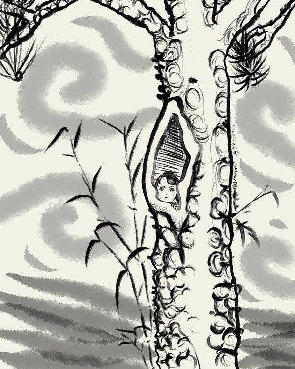 Day 26 Hide inktober2020 inktober mdzs ayuan fanart digitalart