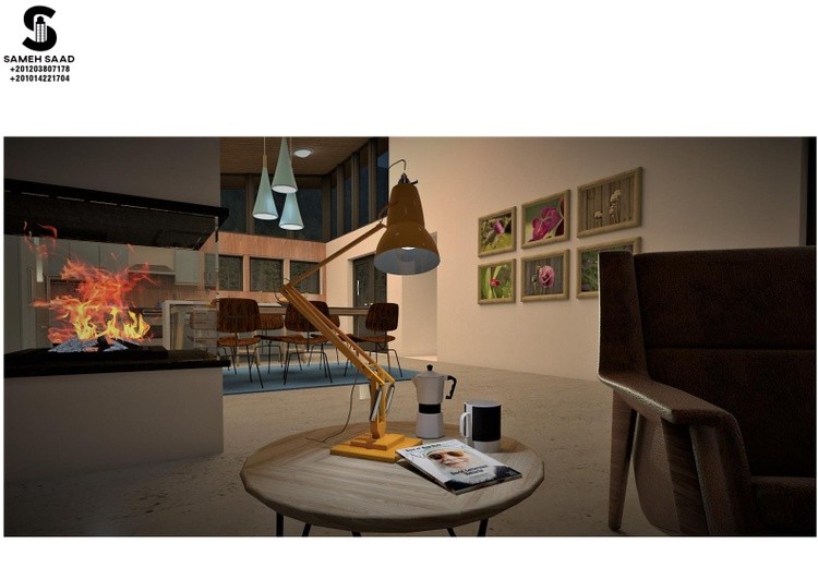 Modeling a lamp 3d Rendering Page2