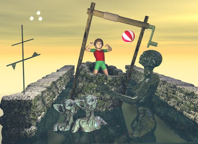 Oil Child dreams of dearh # 52