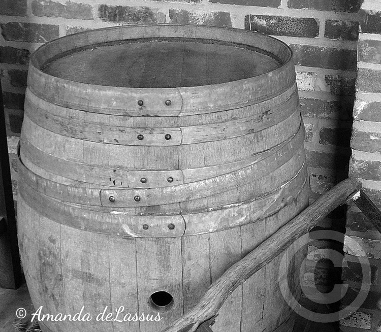 Barrel In Black and White